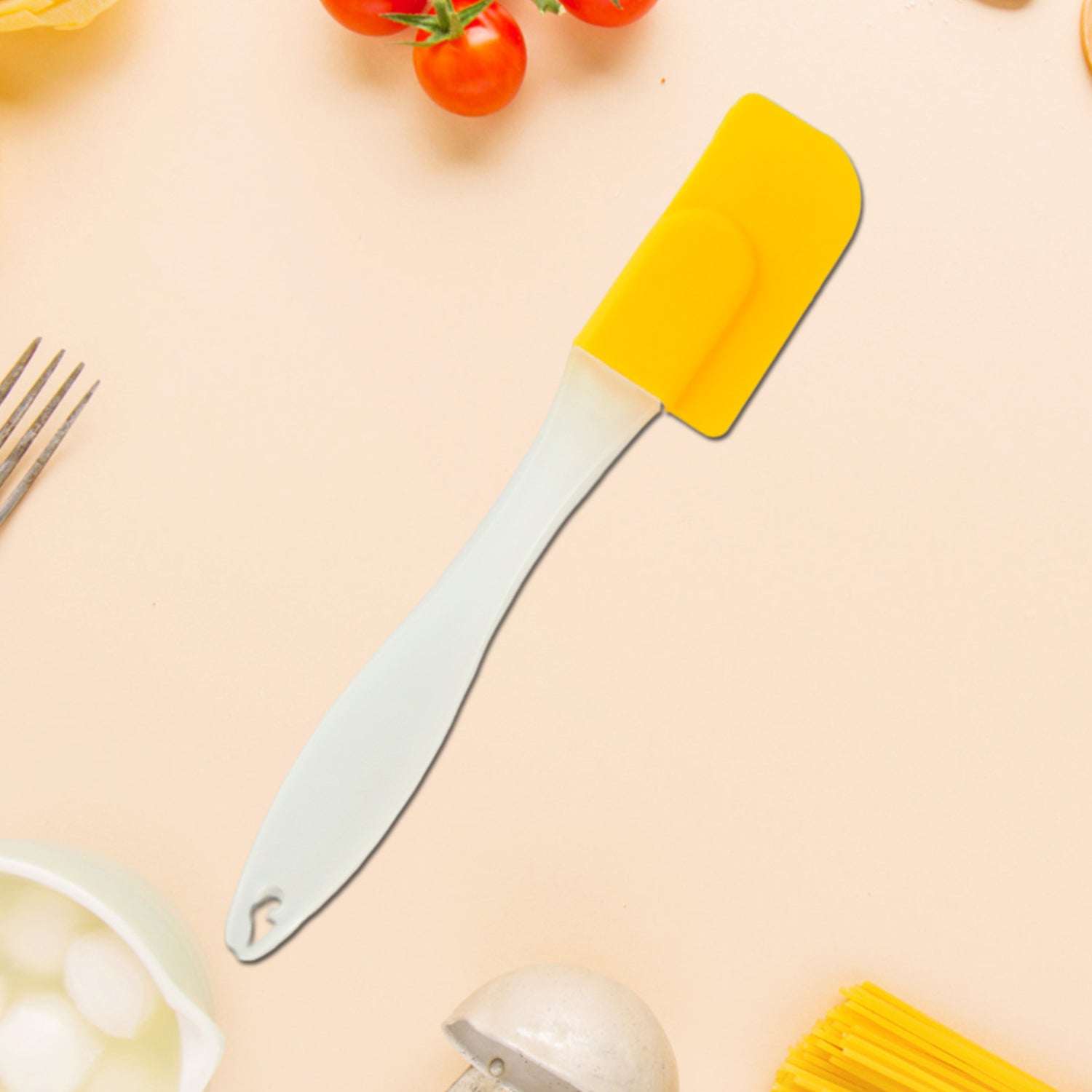 Silicone Cooking Spatula for Baking (1 Pc / 18 Cm) Silicone Cooking Spatula for Baking (1 Pc / 18 Cm)